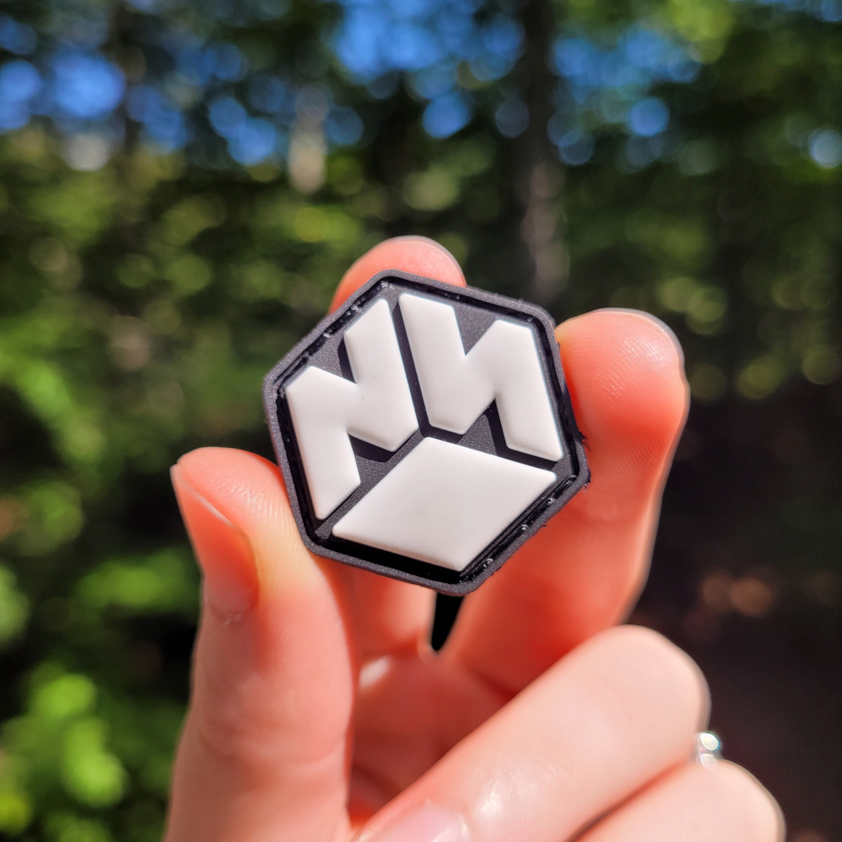 Glow-in-the-dark Ntrovrt Logo PVC Patch